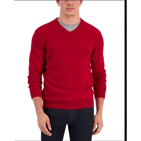 NWT Red Club Room Cashmere Sweater, Size: XXL $149 - Picture 1 of 5